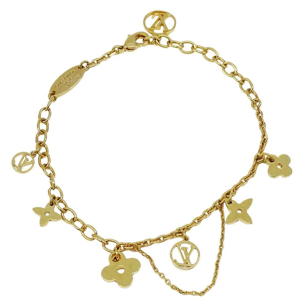 LOUIS VUITTON Gold Charm Bracelet - Picture 2 of 12